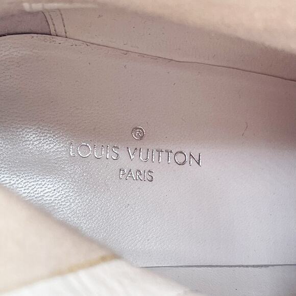 Louis Vuitton White Patent Leather Madeleine Ankle Sock Boot Logo size IT 37.5 - Picture 14 of 14